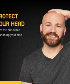 Bee Bald SMOOTH PLUS Daily Moisturizer With SPF 30 Broad Spectrum Sunscreen - Head and Face Moisturizer Lotion for Men and Women Too - Hydrate and Protect Skin from Harmful UVA/UVB Rays - 1.7 fl Oz 14 819PBTBxVL