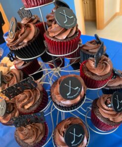 Hockey Puck Ring Cake Cupcake Topper (24-Pack) 12 819PpAknsSL