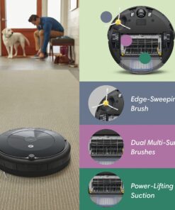 iRobot Roomba 694 Robot Vacuum-Wi-Fi Connectivity, Personalized Cleaning Recommendations, Works with Alexa, Good for Pet Hair, Carpets, Hard Floors, Self-Charging, Roomba 694 29 819PwE PK1L