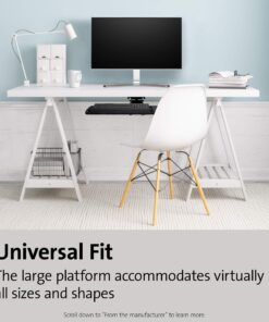 Kensington 60718 Adjustable Keyboard Platform with SmartFit System, 21-1/4w x 10d, Black 15 819QDQcswlL