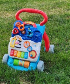 VTech Sit-To-Stand Learning Walker (Frustration Free Packaging), Blue 29 819RzTPUOcL