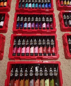 Arteza Acrylic Paint Set, 100 Colors, 0.41 fl Oz /12ml Tubes of Craft Paint, Heavy-Body, Glossy Finish, Colorful Addition to Your Art Supplies 100 x 12ml (0.41 fl oz) Craft 60 819U7ZE4OL