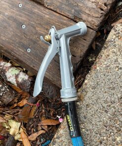 Gilmour Full Size Zinc Pistol Grip Nozzle with Threaded Front, Silver (857302-1001) 1 32 819UwF9s5yL