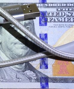 Anker Powerline+ II Lightning Cable (6ft), MFi Certified for Flawless Compatibility with iPhone X /8/8 Plus/7/7 Plus/6/6 Plus/5/5S and More(Silver) 6ft Silver 29 819VEPxBgnL