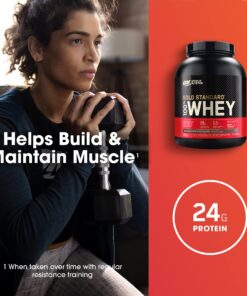 Optimum Nutrition Gold Standard 100% Whey Protein Powder, Double Rich Chocolate, 5 Pound (Packaging May Vary) 5 Pound (Pack of 1) 31 819VJgLIAsL