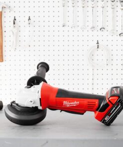 Milwaukee 2680-20 M18 18V Lithium Ion 4 1/2 Inch Cordless Grinder with Burst Resistant Guard and Paddle Switch Design 21 819VhafLUHL