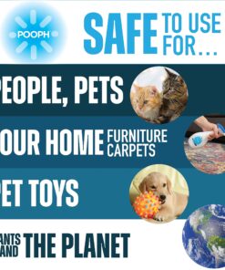 Pooph Pet Odor Eliminator, 32oz Spray - Dismantles Odors on a Molecular Basis, Dogs, Cats, Freshener, Urine, Poop, Pee, Deodorizer, Natures, Puppy, Fresh, Clean, Furniture, Potty, Safe Pet Odor Eliminator - 32 oz Spray 21 819WXjKXMXL