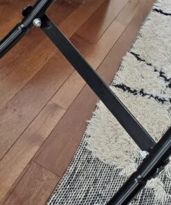 Sunnydaze Outdoor Firewood Log Hoop and Cover Set - Powder-Coated Steel Rack and PVC Cover - Black - 40-Inch 40 in 34 819WlDwraoL