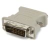 StarTech.com DVI to VGA Cable Adapter - DVI (M) to VGA (F) - 1 Pack - Male DVI to Female VGA (DVIVGAMF), Beige DVI Male to VGA Female Standard Packaging 12 819XlPnrWgL