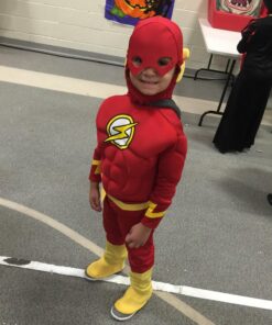 Rubie's DC Comics Deluxe Muscle Chest The Flash Child's Costume Small 32 819YDrDVAOL