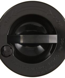 Kilovac - 8 oz to 2.5 lbs Airtight Multi-Use Vacuum Seal Portable Storage Container for Dry Goods, Food, and Herbs - Solid Black Body/Cap 8 819aN5wW67L