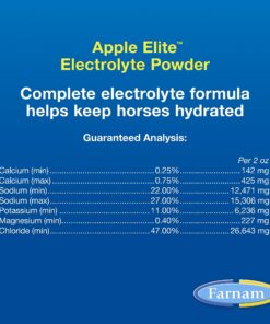 Farnam Apple Elite Horse Electrolyte Powder, Replaces minerals lost in sweat during exercise, extreme weather & stressful conditions, 5 lb., 40 day supply 5 pounds 16 819aZXyNxbL