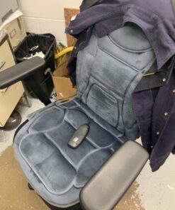 Snailax Vibration Massage Seat Cushion, Back Massager for Chair with Heat, 6 Vibrating Motors and 2 Heat Levels, Massage Chair Pad for Home Office use, Christmas Gifts for Men, Women 1 Count (Pack of 1) 41 819bPo66wwL