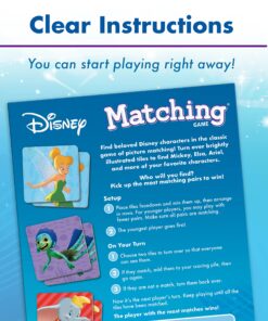 Disney Classic Characters Matching Game by Wonder Forge | For Boys & Girls Age 3 to 5 | A Fun & Fast Disney Memory Game for Kids | Mickey Mouse, Minnie Mouse, Donald Duck, Blue Disney Classic Matching 12 819bVgoU9fL