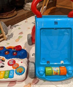 VTech Sit-To-Stand Learning Walker (Frustration Free Packaging), Blue 28 819d7Qi6Q2L