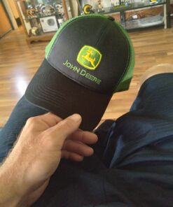 John Deere Farm State Pride Contrast Mesh Back Core Baseball Cap One Size Black/Green 27 819e1LOoL