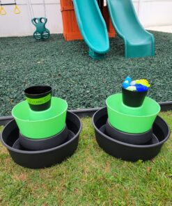 BULZiBUCKET Game by Water Sports - Beach, Tailgate, Camping, Yard, and Pool Games- Indoor/ Outdoor Kids Toys - Pool Accessories Perfect for Family Game Night (Green/Black) Black/Green 27 819iX EcQL