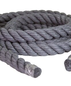 Ravenox Natural Twisted Cotton Rope | Made in The USA | Strong Triple-Strand Cordage for Sports, Décor, Pet Toys, Crafts, Macramé & Indoor Outdoor Use| by The Foot & Diameter (Multiple Color) Black 1/4 Inch x 10 Feet 13 819jfPoE DL