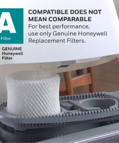 Honeywell Cool Moisture Humidifier, Medium Room, 1 Gallon Tank, White – Invisible Moisture Humidifier for Baby, Kids, Adult Bedrooms – Quiet and Easy to Clean with UV Technology for Everyday Comfort 26 819jfcSmq8L