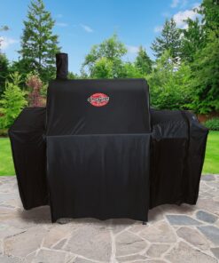 Char-Griller 5555 Grill Cover, Fits Models: 3018, 2121, 2222, 2828, 2727, 2929, 1224, E1224, 1329, 1334, Black 26 819jiGX7kVS