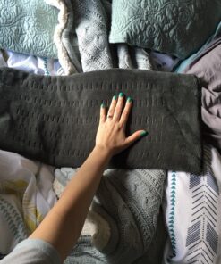 Sunbeam XL Heating Pad for Back, Neck, and Shoulder Pain Relief with Auto Shut Off and 6 Heat Settings, Extra Large 12 x 24", Green 28 819kE9vIw0L