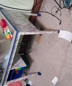 VViViD XPO White Grey Marble Gloss Vinyl Wrap Film 15.9" x 6.5ft Roll (3 sheets) 3 37 819lPDW7DPL