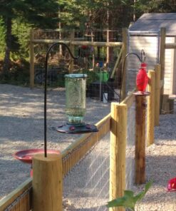 Ashman Adjustable KD Shepherd's Hooks (4 Pack), Black, Made of Premium Metal for Hanging Solar Lights, Bird Feeders, Mason Jars, Christmas Lights, Lanterns, Garden Stakes, and Wedding Décor, etc. 4 29 819lvNALp5L