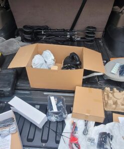 NOAM NUTV4 Quad - 4 Channels Marine Bluetooth ATV/Golf Cart/UTV Speakers Stereo System 46 819oHxV6S9L