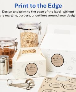 Avery 2.5" Round Labels -- Make Homemade Jar Labels, Gift Tags and Thank You Tags, 225 Kraft Brown Labels (22808) 225 labels 19 819oYAcwyZL