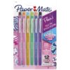 Paper Mate Flair Felt Tip Pens, Medium Point (0.7mm), Limited Edition Candy Pop Pack, Assorted Colors, 12 Count 12 Count (Pack of 1) Medium Tip 25 819r0nzVmUL