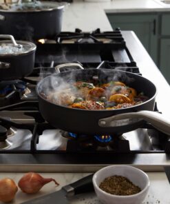 Calphalon Premier Hard-Anodized Nonstick Cookware, 11-Piece Pots and Pans Set New Cookware Set w/ MineralShield™ 19 819rKhlHxL