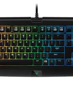 Alternative view of Razer BlackWidow Chroma: Clicky RGB Mechanical Gaming Keyboard - 5 Macro Keys Green Mechanical Switches (Tactile and Clicky)