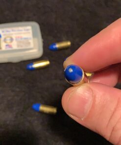 B's Dry Fire Snap Caps - A.K.A. B's Dummy's - Dummy 9mm Luger Training Caps Blue Brass (10 Pack) 25 819sVJFwGXL