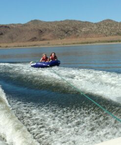 Airhead 2 Section Tow Rope | 1-4 Rider Towable Tube Rope, Dual Sections, 4,150lb Break Strength, 50 ft and 60 ft Options, Rope Keeper Included 21 819scdtDxCL