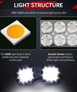 YITAMOTOR LED Light Bar 4PCS 4Inch 18W LED Work Light Flood LED Light Pods Offroad Lights Driving Lamp Fog Lights Waterproof Truck Pickup SUV ATV UTV 4WD 12V 24V, 3 Years Warranty 11 819v3hPgfiL