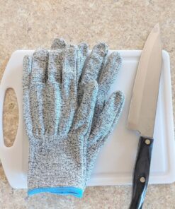 Stark Safe Cut Resistant Gloves, Level 5 Protection, Kitchen Cut Gloves for Meat, Shucking, Fillet, Mandolin Slicing, Carving, 1 Pair, Small 24 819vKRieDFL