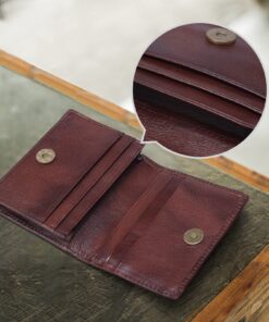 RFID Blocking Front Pocket Slim Leather Bifold Wallet Credit Card Case Holder ID Window small Coffee 18 819wxy1AmvL