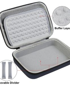 Comecase Hard Case for Apple Pencil, Magic Mouse 2 and 1, for Magsafe Power Adapter, for BeatsX Earphone, for Airpod, Magnetic Charging Cable, Electronics Accessories Organizer Storage Bag - Blue 26 819xQuQXGL
