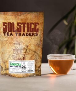 Alternative view of Solstice Kombucha Loose Leaf Black and Green Tea 50/50 Blend, Keemun Black & China Young Hyson Green Tea for Brewing Kombucha (8-Oz Total) hyson green / keemun black 8 Ounce (Pack of 1)