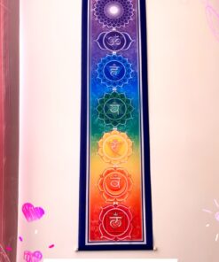 Mandala Connections 12" X 48" Large Chakra Banner, by Bryon Allen 16 81A 3fmjEL