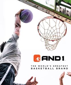 AND1 Fantom Rubber Basketball: Official Regulation Size 7 (29.5 inches) Rubber Basketball - Deep Channel Construction Streetball, Made for Indoor Outdoor Basketball Games Orange 15 81A0HXE o3L
