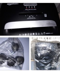 Amazon Basics 12 Sheet (new model) Micro Cut Paper and Credit Card CD Shredder With 6 Gallon Bin, Black 12 Sheet (new model) 37 81A0Jb3q8OL