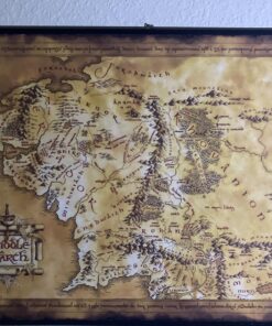 POSTER STOP ONLINE The Hobbit/The Lord of the Rings - Movie Poster/Print (Map of Middle Earth - Limited Dark/Sepia Edition) (Size 36" x 24") (Unframed) Unframed 31 81A20abk0wL