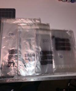 Poly Bags with Suffocation Warning 6x9", 8x10", 9x12", 11x14" - Combo Pack of 400 (100 each size) - Clear Poly Bags by Retail Supply Co - Resealable Combo (100 Each) - 6x9" 8x10" 9x12" 11x14" Suffocation Warning - Resealable Seal 20 81A2HCOH0eL