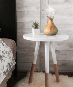 Smart WiFi Wireless Essential Oil Aromatherapy Diffuser - Works with Alexa & Google Home – Phone App & Voice Control - 400ml Ultrasonic Diffuser & Humidifier - Create Schedules - LED & Timer Settings Light Brown 19 81A2UAPd5qL