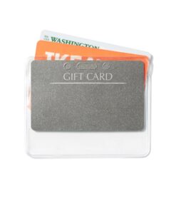 Amazon Basics Clear Name ID Badge Holder - Horizontal (Pack of 50) 50.0 10 81A2XImeQAL