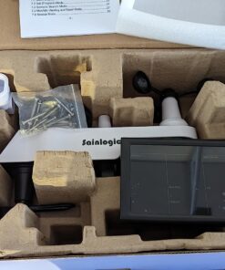 Sainlogic Professional WiFi Weather Station with Outdoor Sensor, Internet Wireless Weather Station with Rain Gauge, Weather Forecast, Wind Gauge, Wunderground, Black 52 81A2yS0dDcL