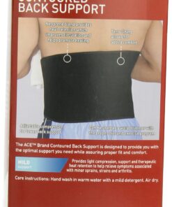 ACE Contoured Back Support,1 Count (Pack of 1),205324 7 81A3D7g aaL