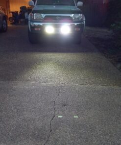 YITAMOTOR LED Light Bar 2PCS 18W 6 Inch Flood LED Work Light Pods Single Row Off Road Led Light Driving Light Fog Light Boat Light Waterproof SUV ATV 4WD Car Truck Golf Cart 12V 24V, 2 Year Warranty 2pcs 6inch Flood Black 38 81A3ibpKNLL