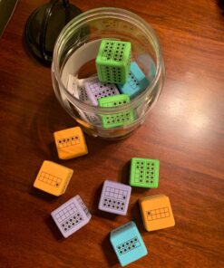 hand2mind Ten Frame Dice, Large Foam Dice for Classroom, Subitizing Dice, Math Manipulatives for Elementary School, Counting Toys for Toddlers, Educational Toys for Preschool Children (Set of 12) 32 81A4jp6srvL